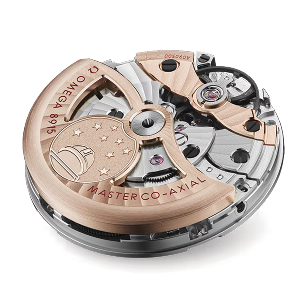 Constellation Observatory Canopus Gold? 39.4mm - Silver on Leather Strap