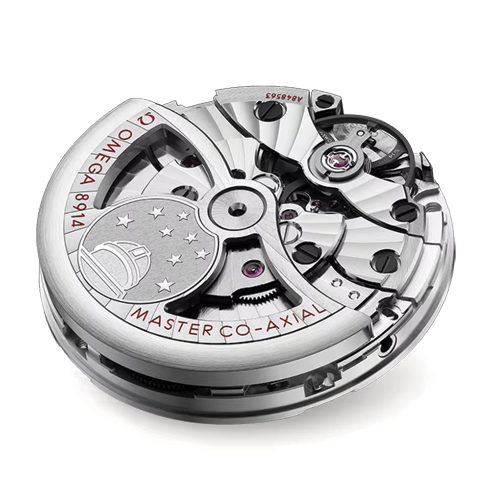 Constellation Observatory 39.4mm - White, Sedna? Gold Accents on Leather Strap