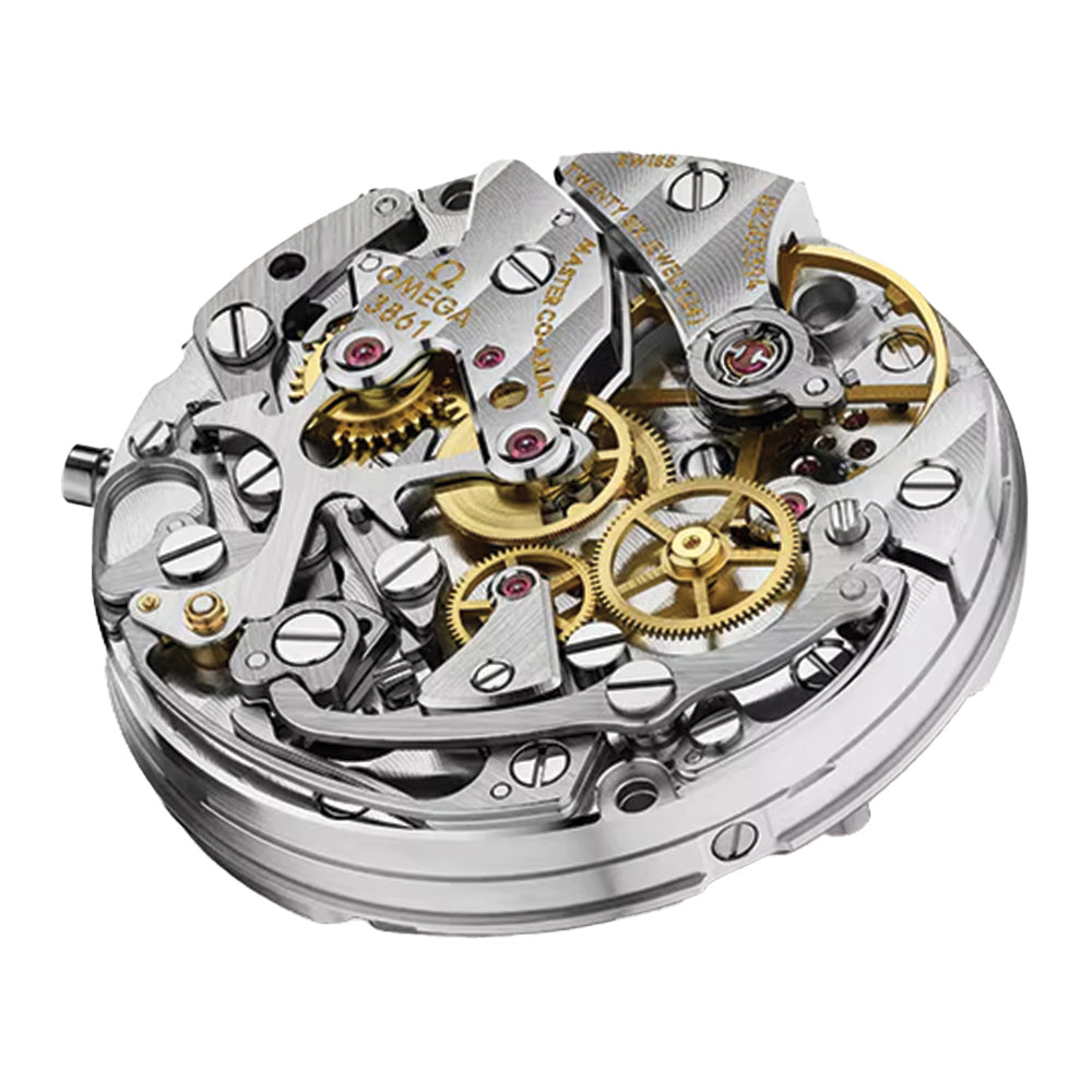 Speedmaster Moonwatch Professional Moonshine? Gold and Steel 42mm ? Silver on Leather Strap