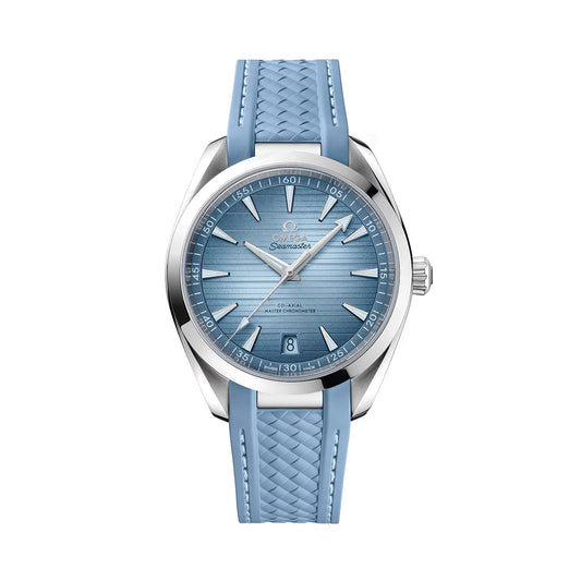 Seamaster Aqua Terra 150M 41mm - Blue on Rubber Strap