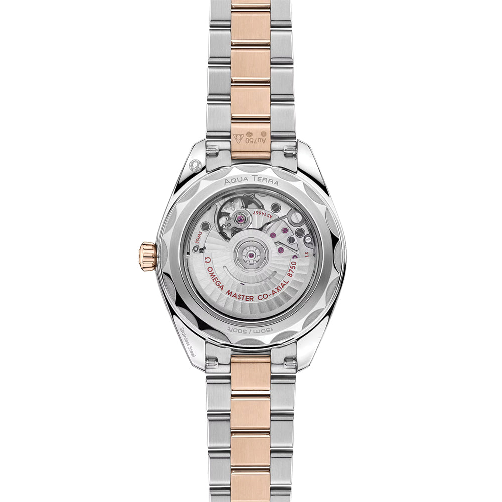 Seamaster Aqua Terra 150M Two-Tone Sedna? Gold 30mm - Green on Bracelet