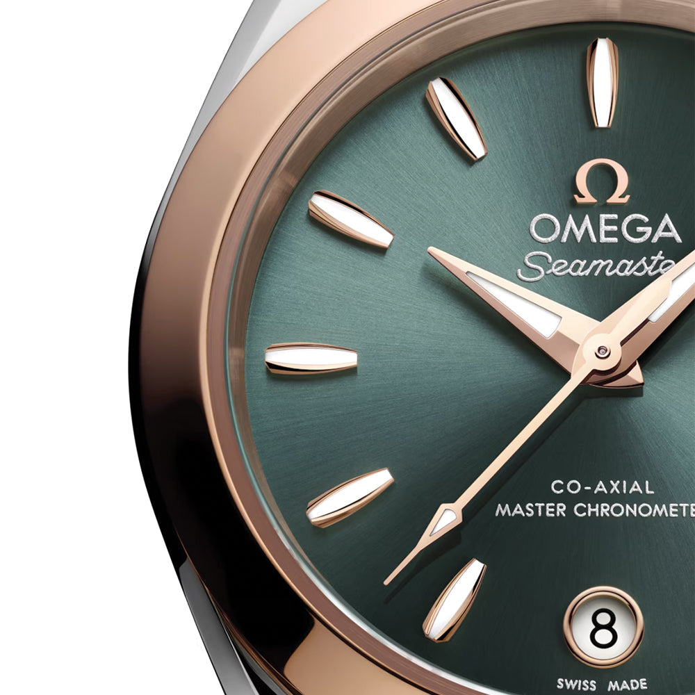 Seamaster Aqua Terra 150M Two-Tone Sedna? Gold 30mm - Green on Bracelet
