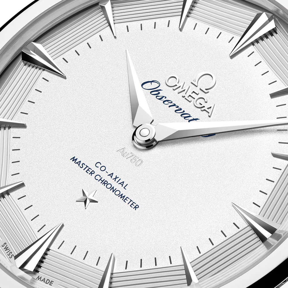 Constellation Observatory Canopus Gold? 39.4mm - Silver on Leather Strap