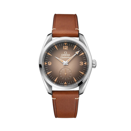 Seamaster Railmaster 38mm - Brown on Leather Strap