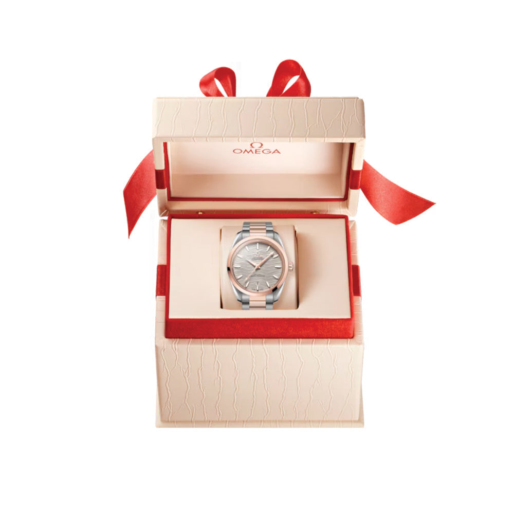 Seamaster Aqua Terra 150M Steel and Sedna? Gold 38mm - Grey on Bracelet