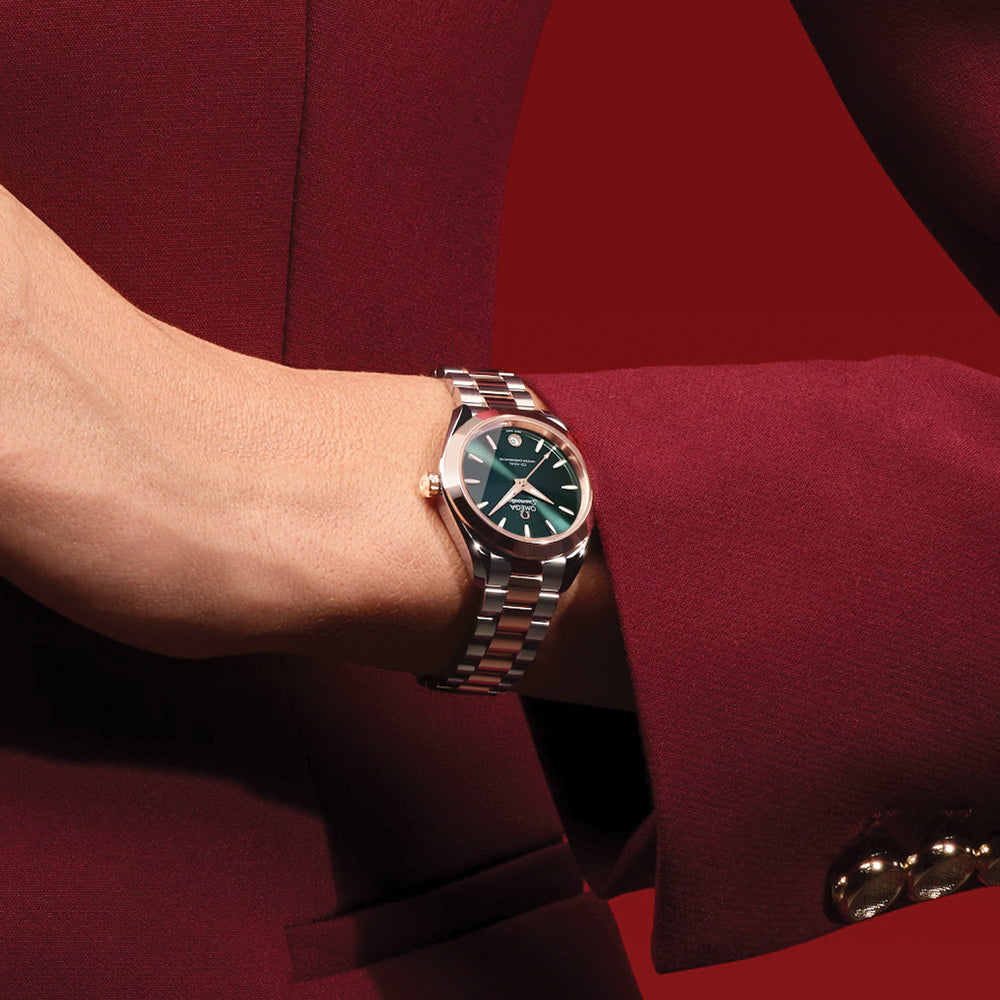 Seamaster Aqua Terra 150M Two-Tone Sedna? Gold 30mm - Green on Bracelet