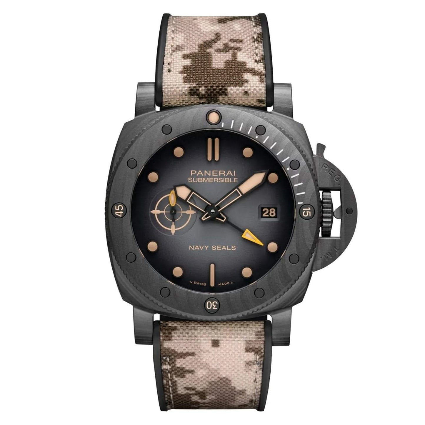 Submersible QuarantaQuattro GMT Navy SEALs Carbotech?