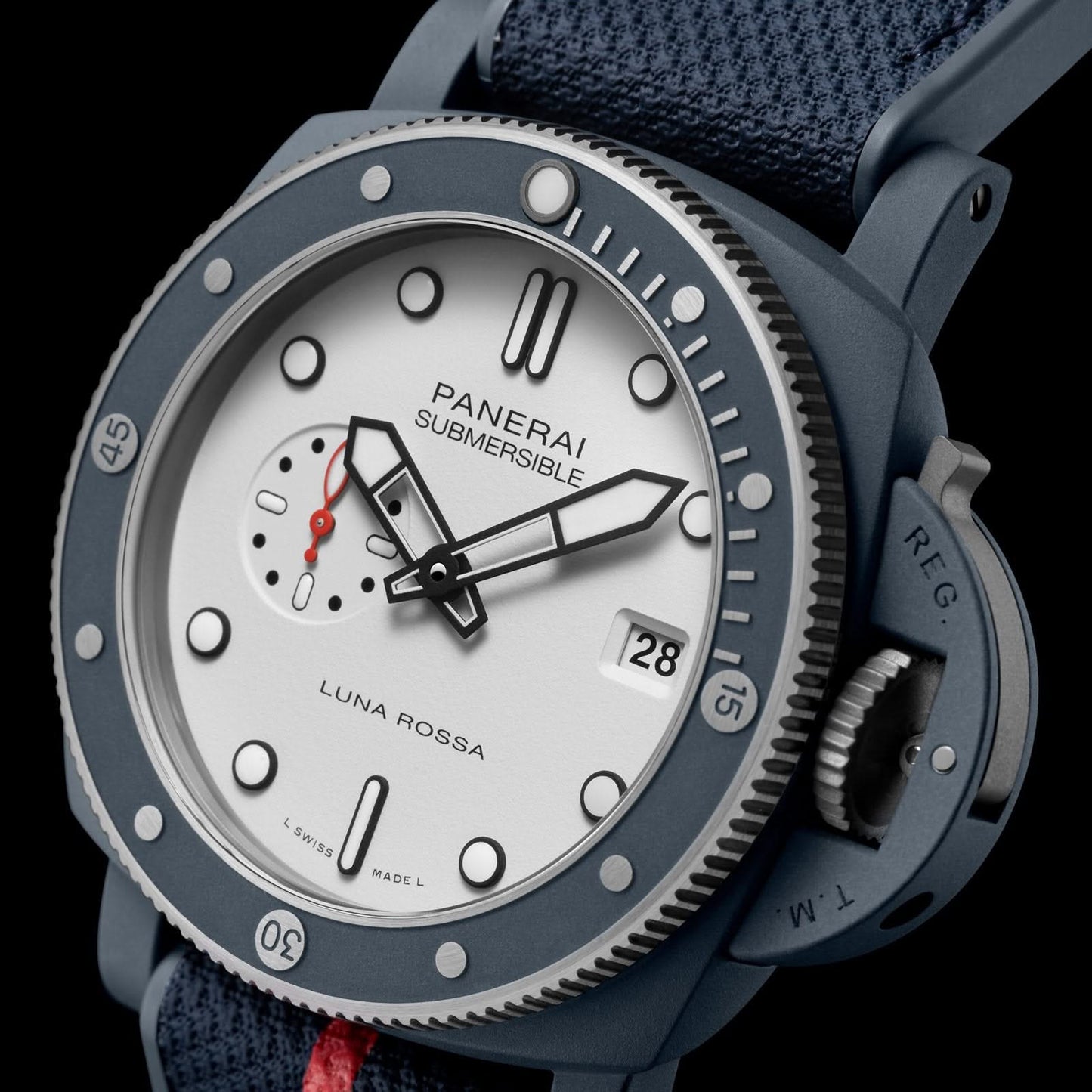PANERAI Submersible QuarantaQuattro Luna Rossa Ti-Ceramitech? 44mm Watch