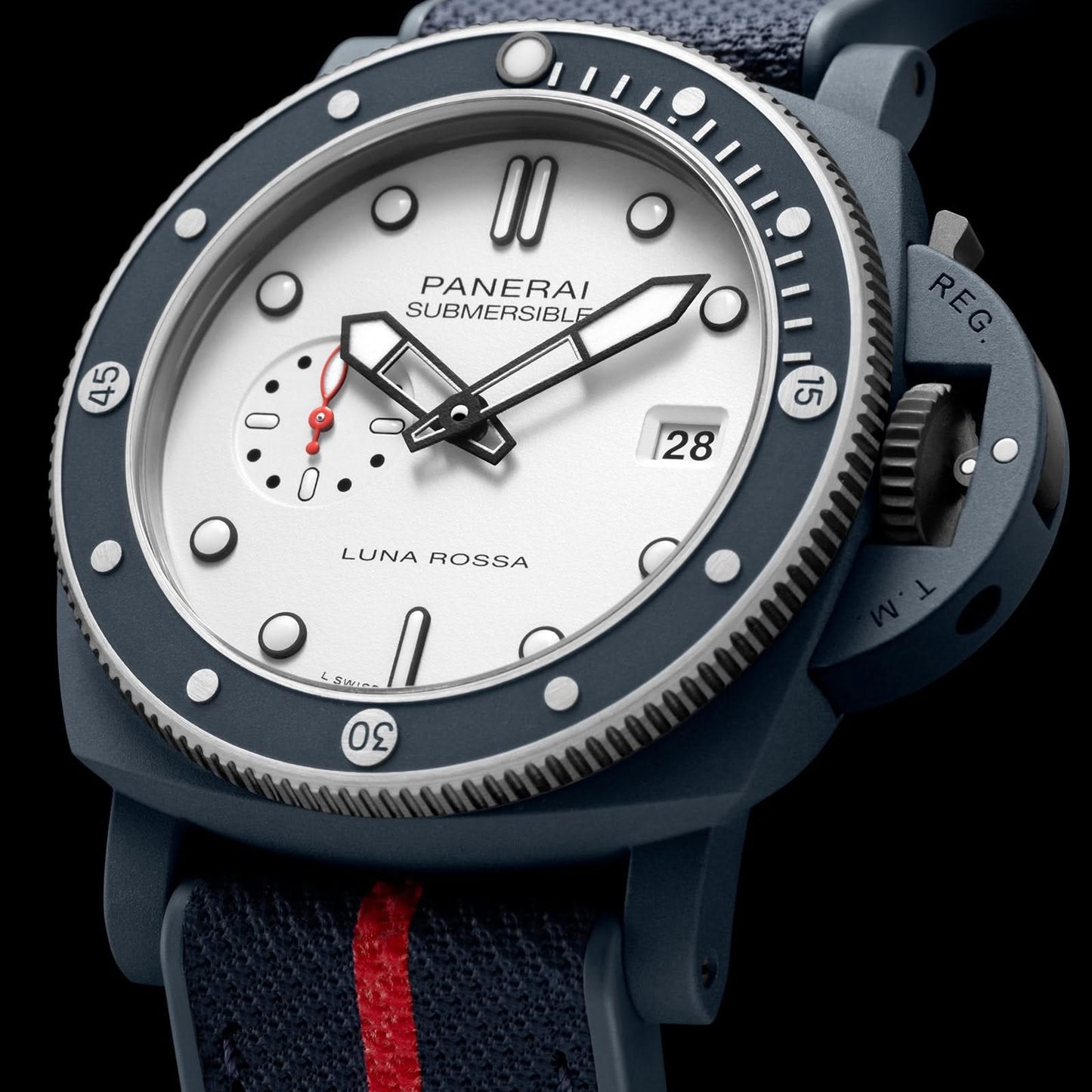 PANERAI Submersible QuarantaQuattro Luna Rossa Ti-Ceramitech? 44mm Watch