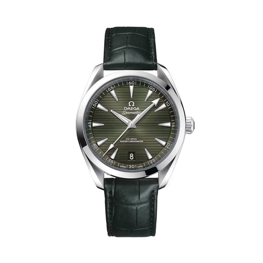 Seamaster Aqua Terra 150M 41mm - Green on Leather Strap