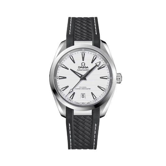 Seamaster Aqua Terra 150M 38mm - Silver on Rubber Strap