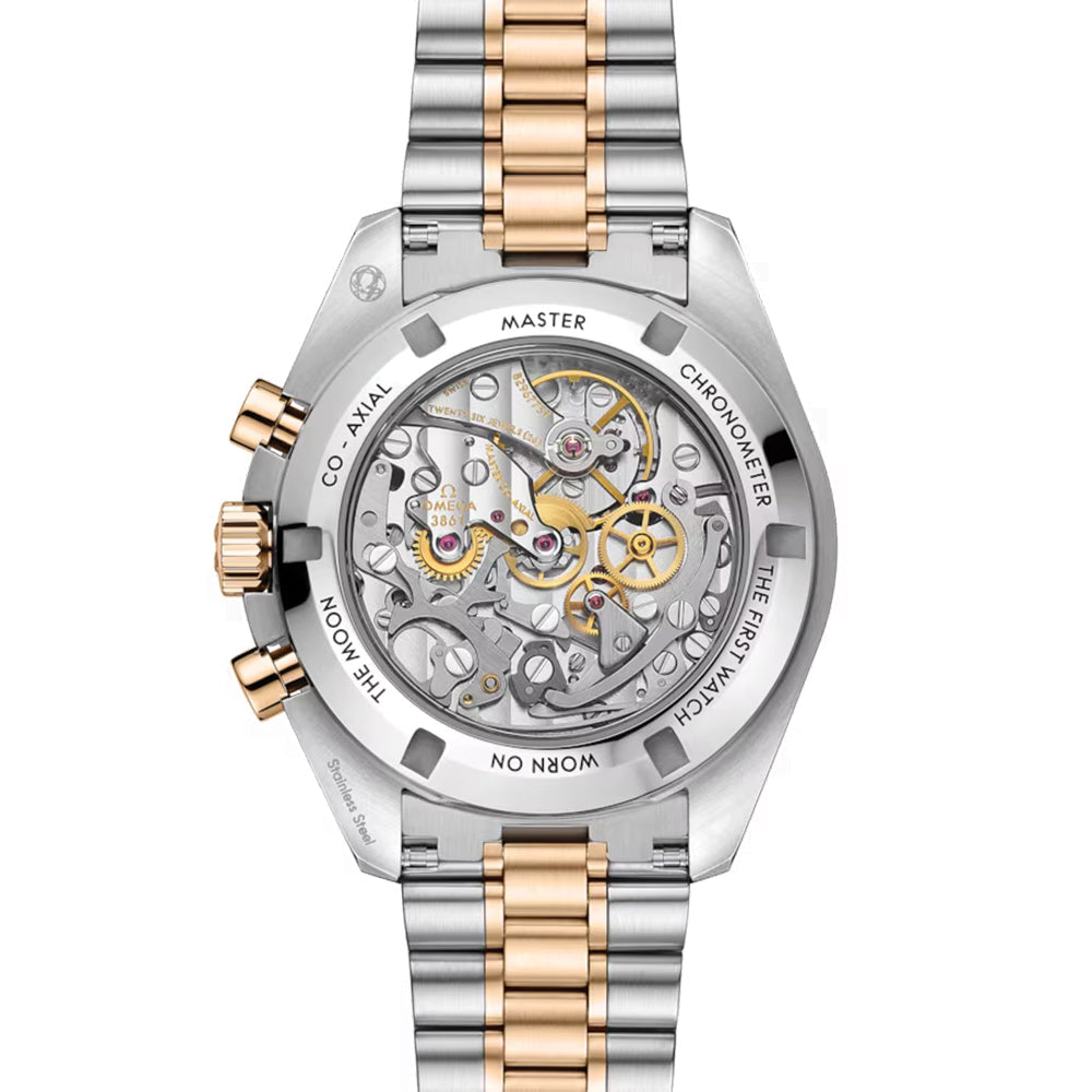 Speedmaster Moonwatch Professional Steel Moonshine Gold 42mm ? Silver on Bracelet
