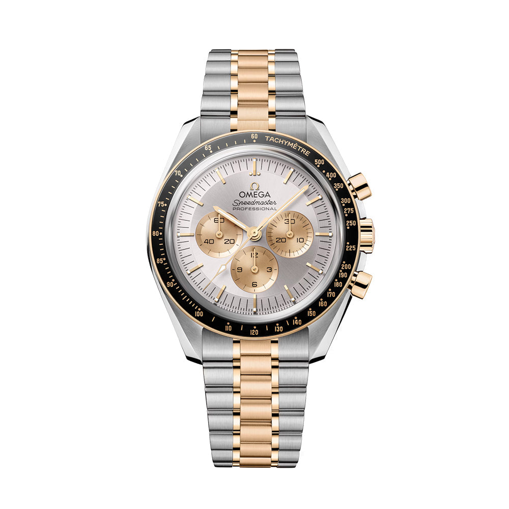 Speedmaster Moonwatch Professional Steel Moonshine Gold 42mm ? Silver on Bracelet
