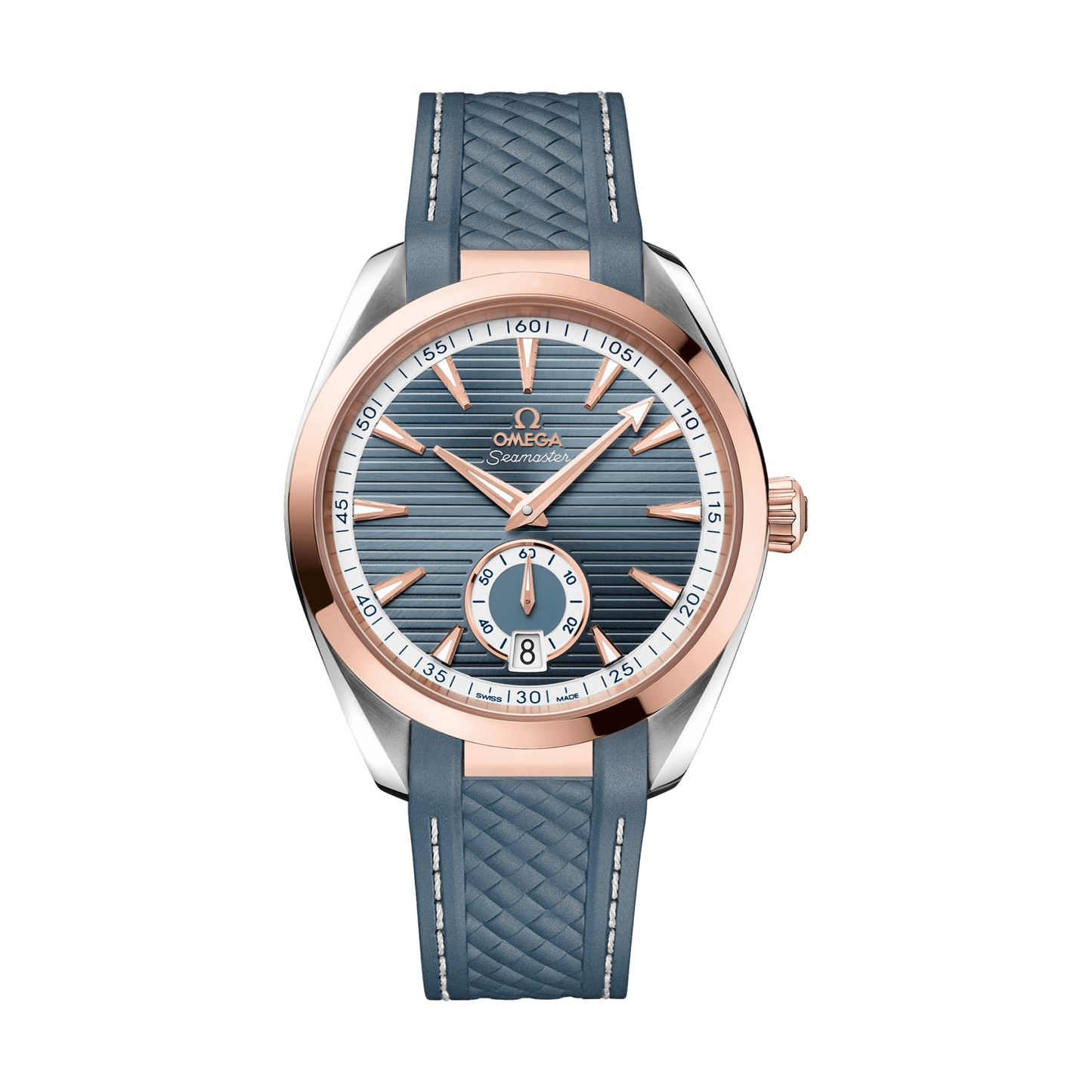 Seamaster Aqua Terra 150M Small Seconds Sedna? Gold 41mm -  Blue on Strap
