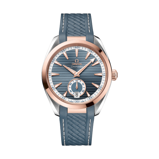 Seamaster Aqua Terra 150M Small Seconds Sedna? Gold 41mm -  Blue on Strap