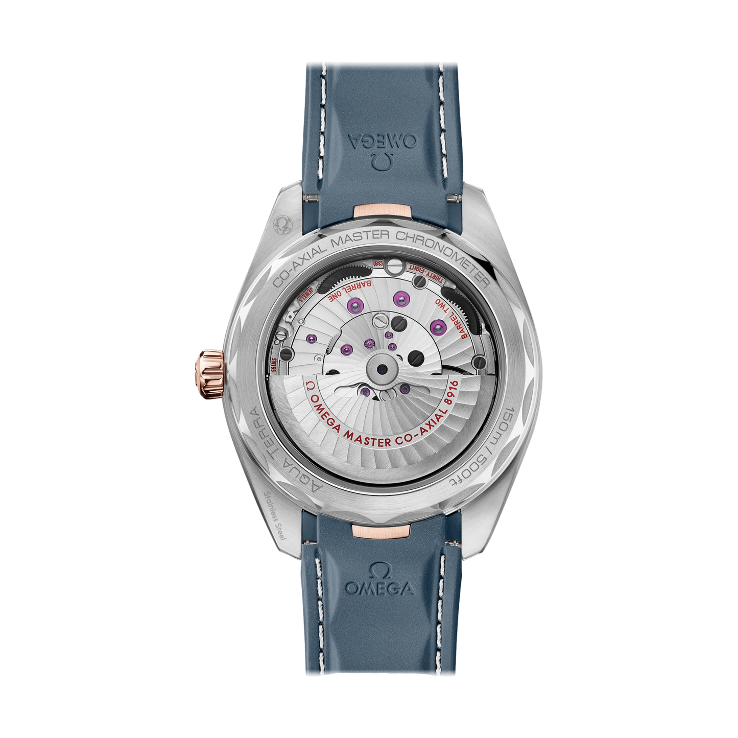 Seamaster Aqua Terra 150M Small Seconds Sedna? Gold 41mm -  Blue on Strap