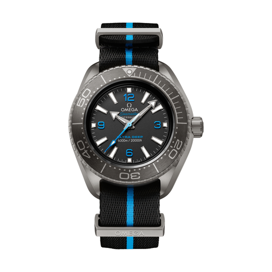 Seamaster Planet Ocean Ultra Deep 6000M 45.5mm - Black on Fabric Strap