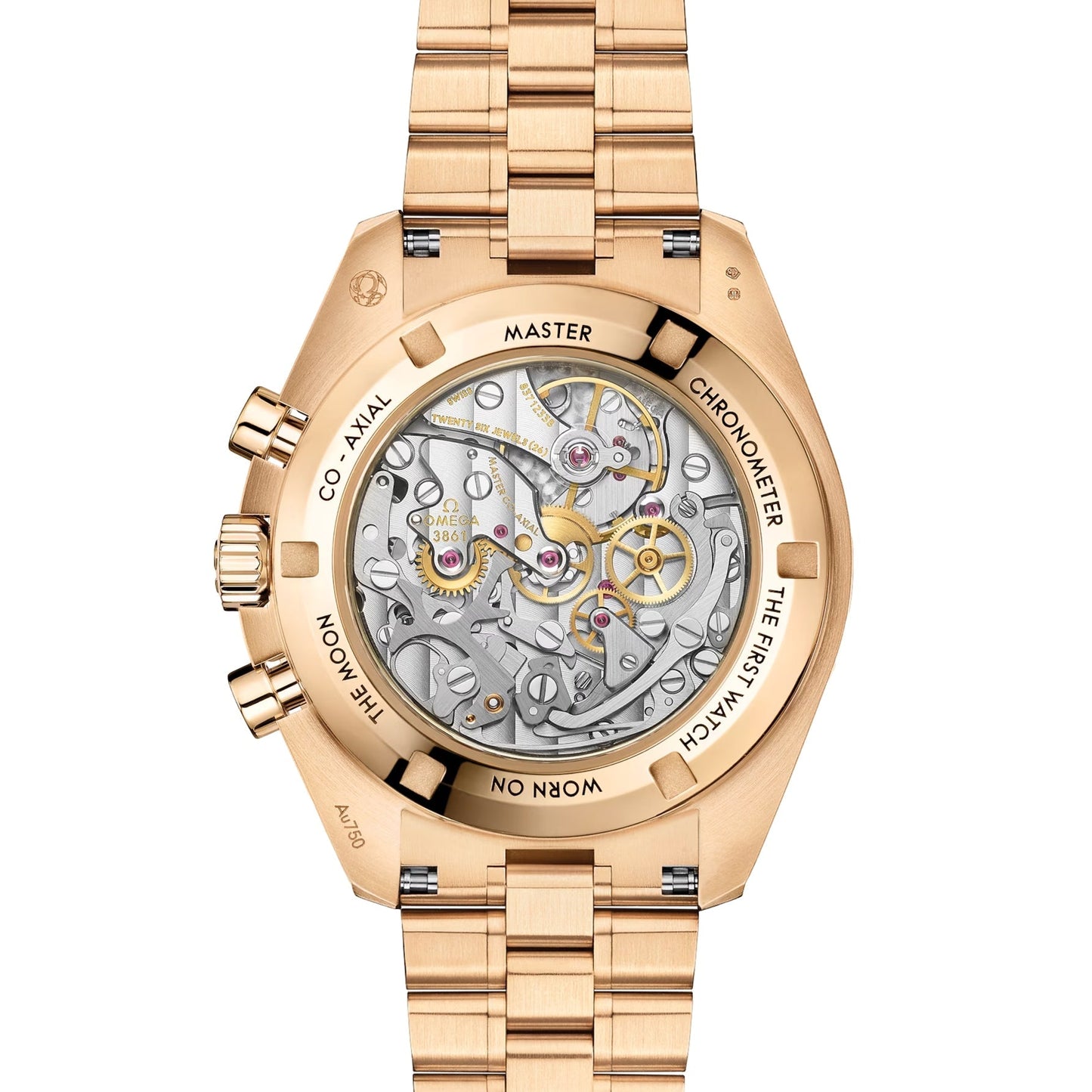 Speedmaster Moonwatch Professional 18K Moonshine? Gold "Reverse Panda" 42mm - Black on Bracelet